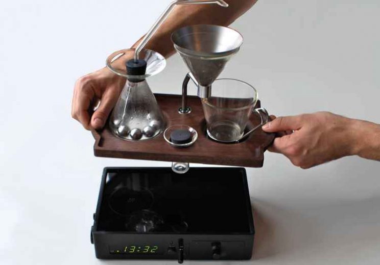 alarm clock coffee maker