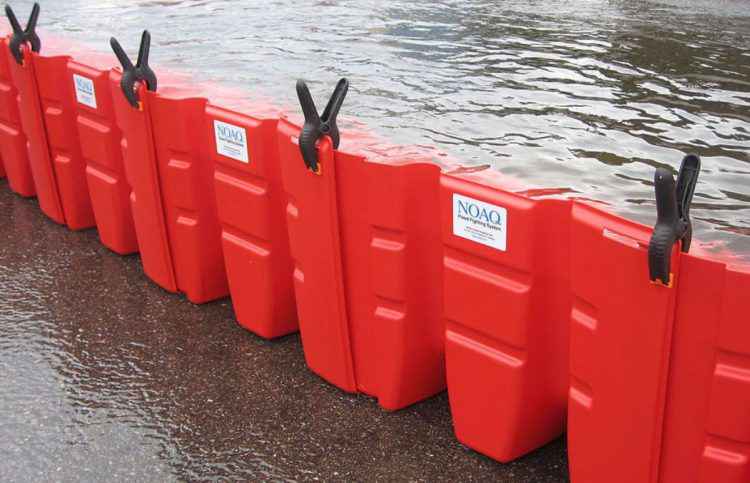 NOAQ Boxwall, une ingénieuse barrière anti-inondation qui se monte en ...