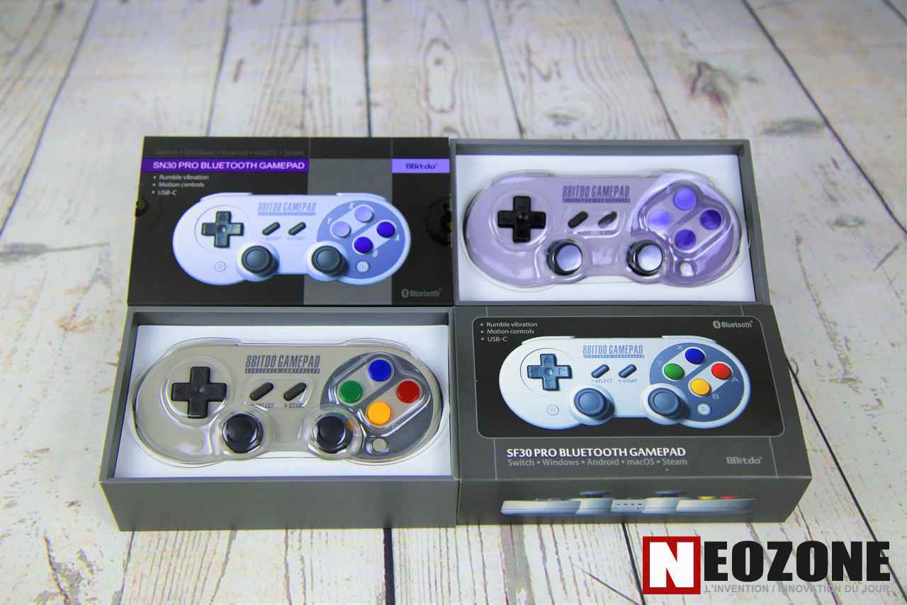 Sf30 Sn30 Pro De 8bitdo La Manette Retro Ultime