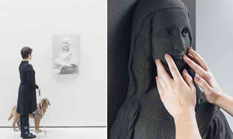 Il crée des tableaux avec une imprimante 3D pour permettre aux aveugles de  voir les peintures du bout des doigts