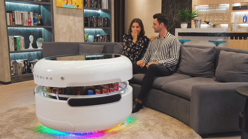 Coosno, une table basse futuriste avec frigo intégré - NeozOne