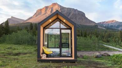 Mono - DROP : cette micro-maison avec ses verrières est une fenêtre ouverte sur la nature