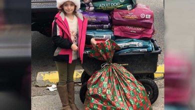 En cadeau de noël, cette petite fille demande 300kg de nourriture pour l'offrir à un refuge animalier