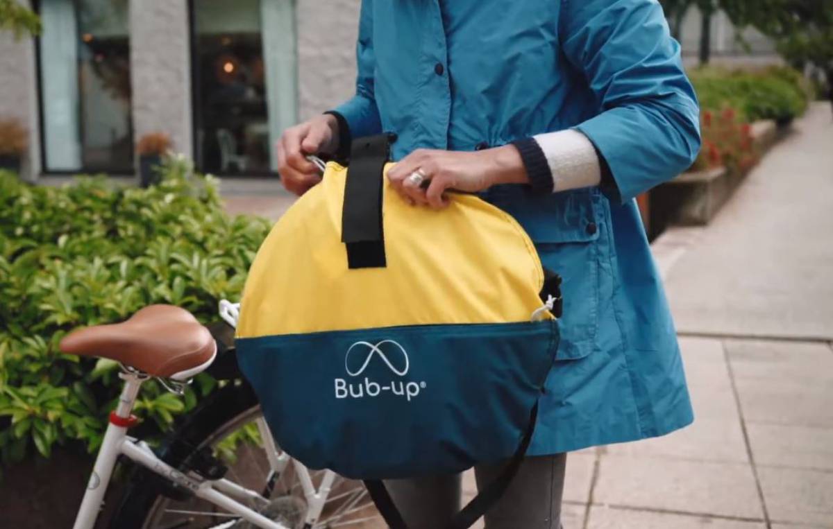 BUB-UP, la protection vélo anti-pluie ! –
