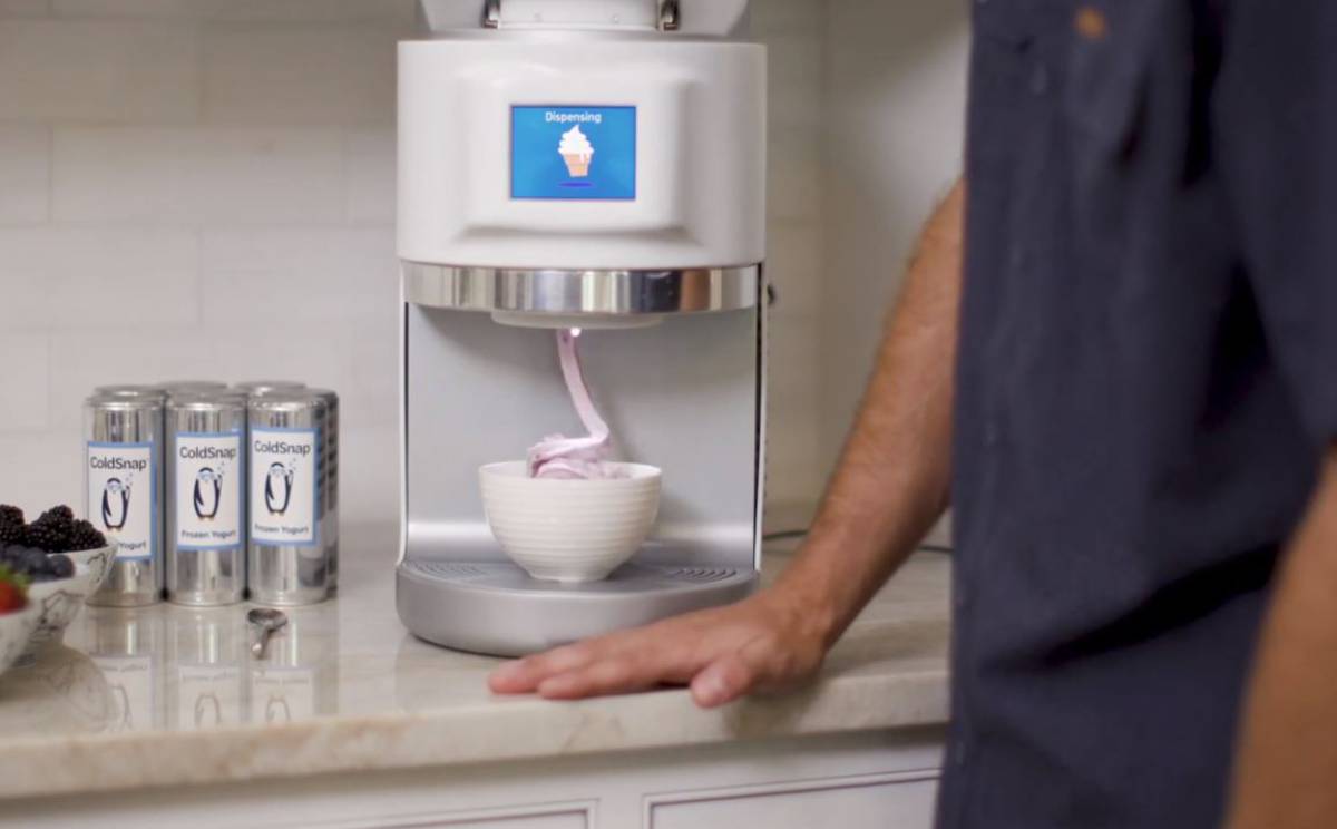 ColdSnap : une machine à dosette pour faire des glaces en quelques