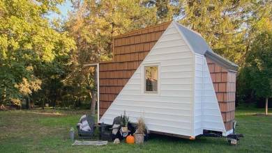 The Mountain, une minie tiny-house avec un toit en verre pour contempler les étoiles !