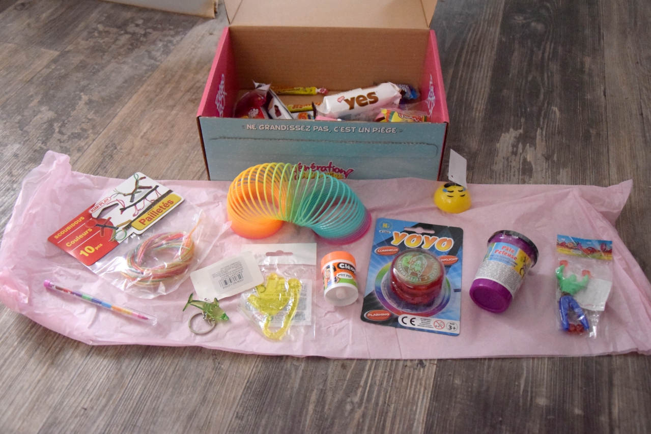 Rétro Box, la box-souvenir des enfants des années 80 