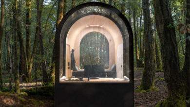 Denizen Archetype Smartpod : une cabine préfabriqué pour (tele)travailler en pleine nature