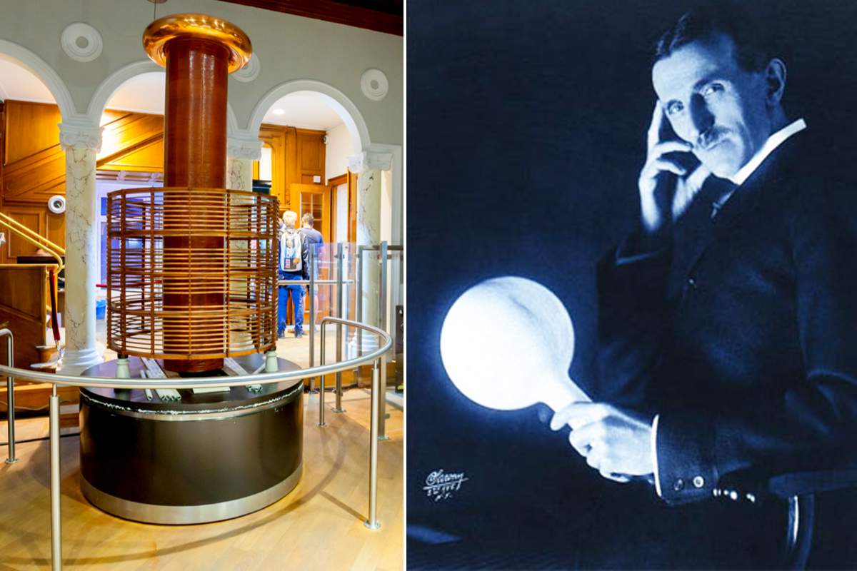 L'inventeur Nikola Tesla et sa bobine Tesla - Bing Gallery