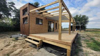 Une Tiny House avec terrasse