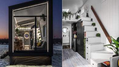 LUNA, une étonnante tiny-house de 24 m² parfaitement aménagée comme une vraie maison