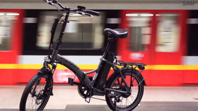 Le vélo électrique Jobobike Sam dans le métro