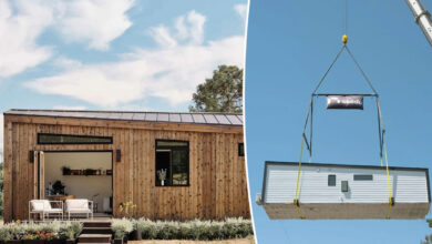 Une maison montée en seulement quelques semaines