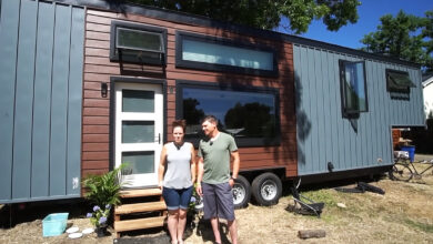 Une famille de 6 personnes dans une Tiny House