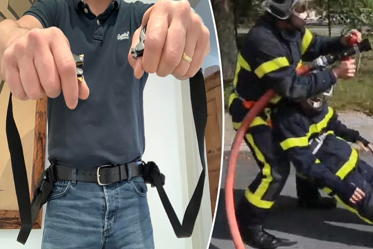 Incendie : un pompier invente une ceinture pour évacuer les victimes -  Infoprotection