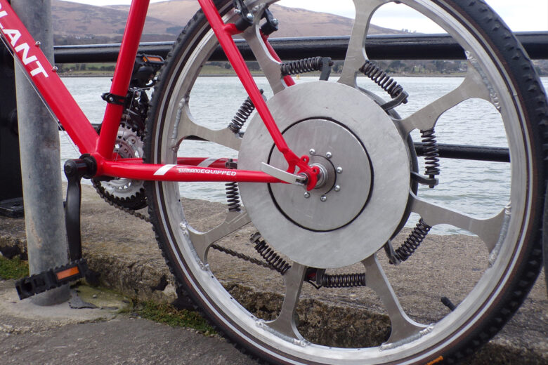 SuperWheel : cette roue de vélo (non électrique) utilise le poids
