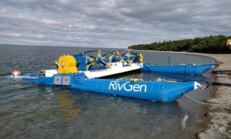 Cette turbine hydraulique marine exploite une ressource «illimitée»