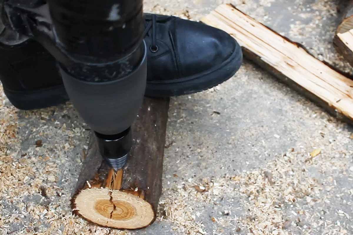 Fendeuse à bois de bûches tarière à bois cône à fendre le bois-BOE