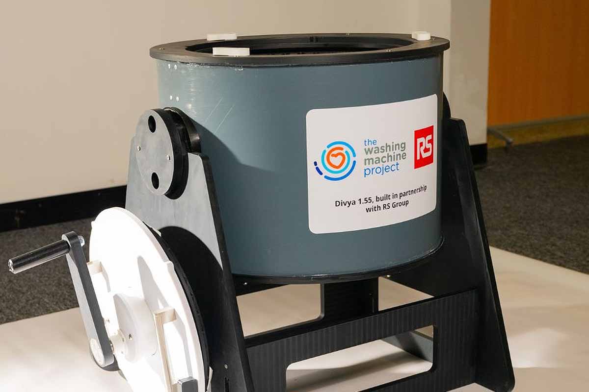 Machine à laver à main - La machine à laver manuelle non électrique  portable accélère jusqu'à 1200 tr/min - Laveuse à manivelle, solution de  lessive