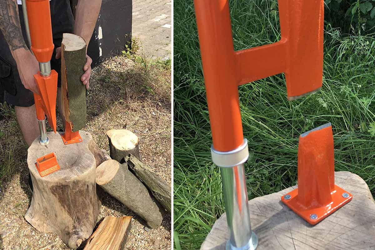 Splitz-All : l'invention d'un outil hydraulique innovant pour fendre  facilement le bois de chauffage - NeozOne