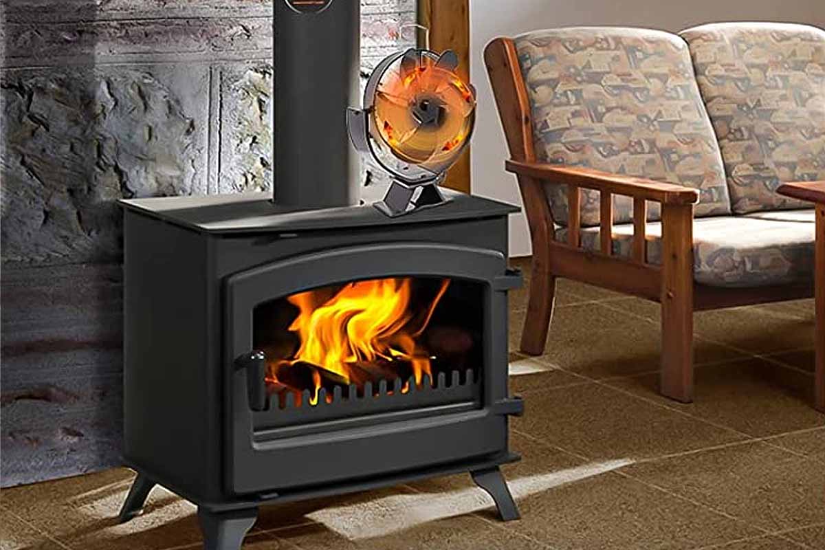 Ventilateur à poêle alimenté thermoélectrique pour le brûleur à  bois/cheminée