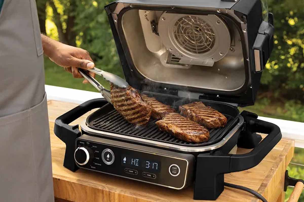 STARLYF - Grill interieur sans fumee pour grillades légumes viande barbecue  -starlyf