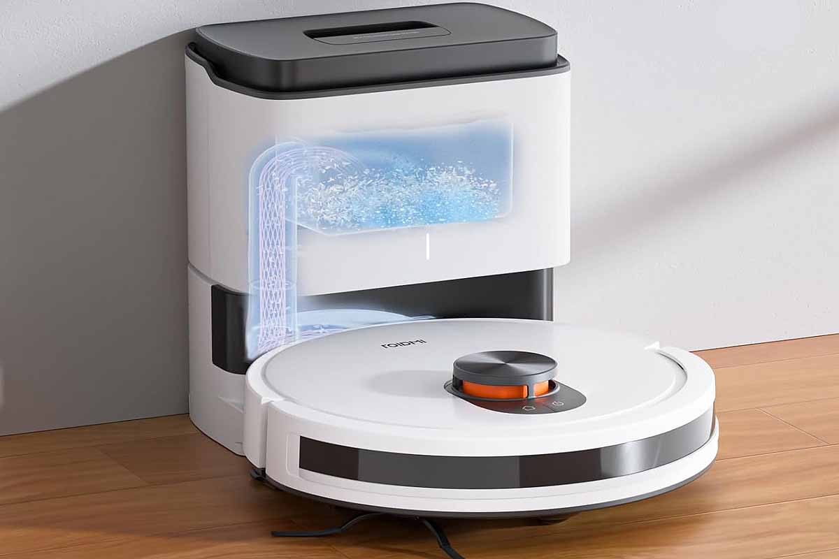 ROIDMI Eve CC, un robot aspirateur laveur avec station à seulement 299 € -  NeozOne