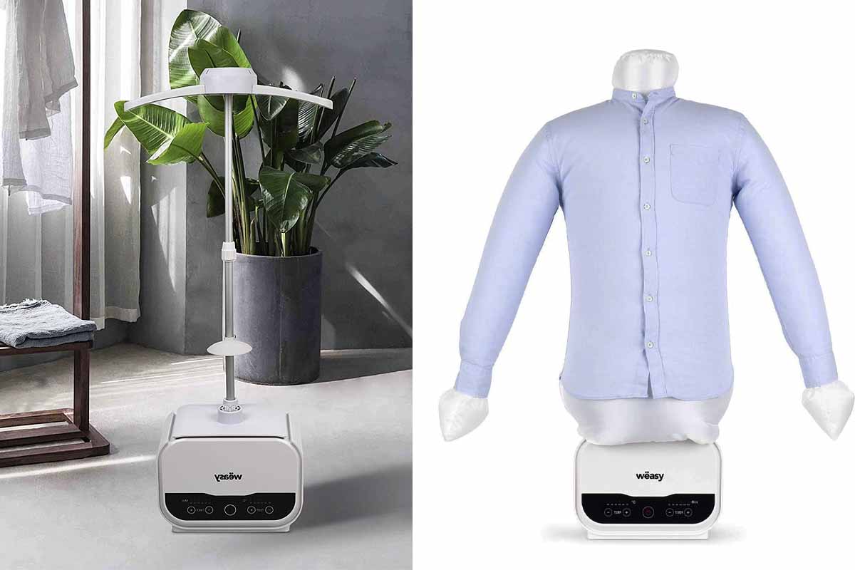 Acheter Wëasy IRO320 Mannequin de séchage automatique Magic Pressing pour  chemises, fer à repasser à vapeur, 1200W, jusqu'à 130 C, fer parfait,  blanc, plastique