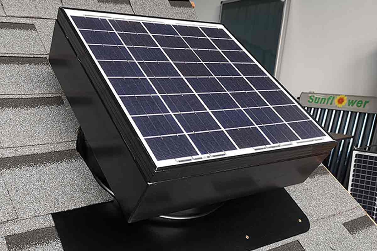 Source Ventilateur de toit à énergie solaire 40 watt Ventilateur d