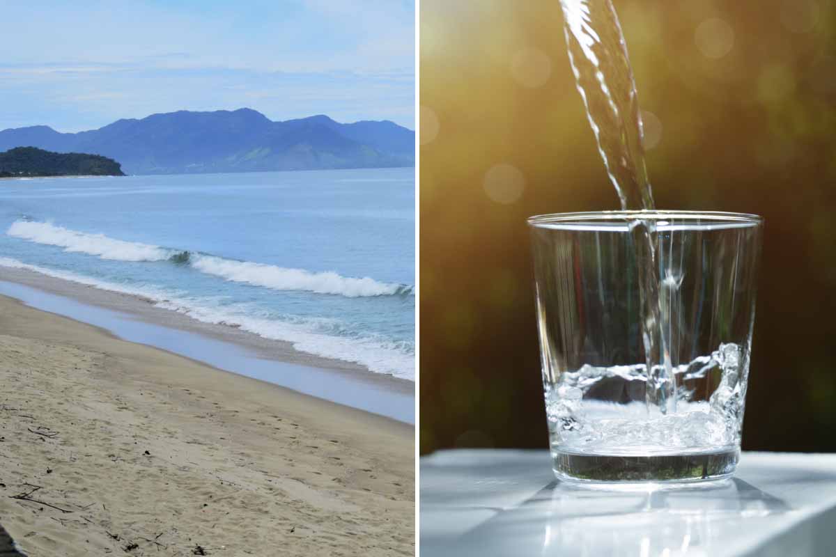 Dessaler l'eau de mer pour la transformer en eau potable.