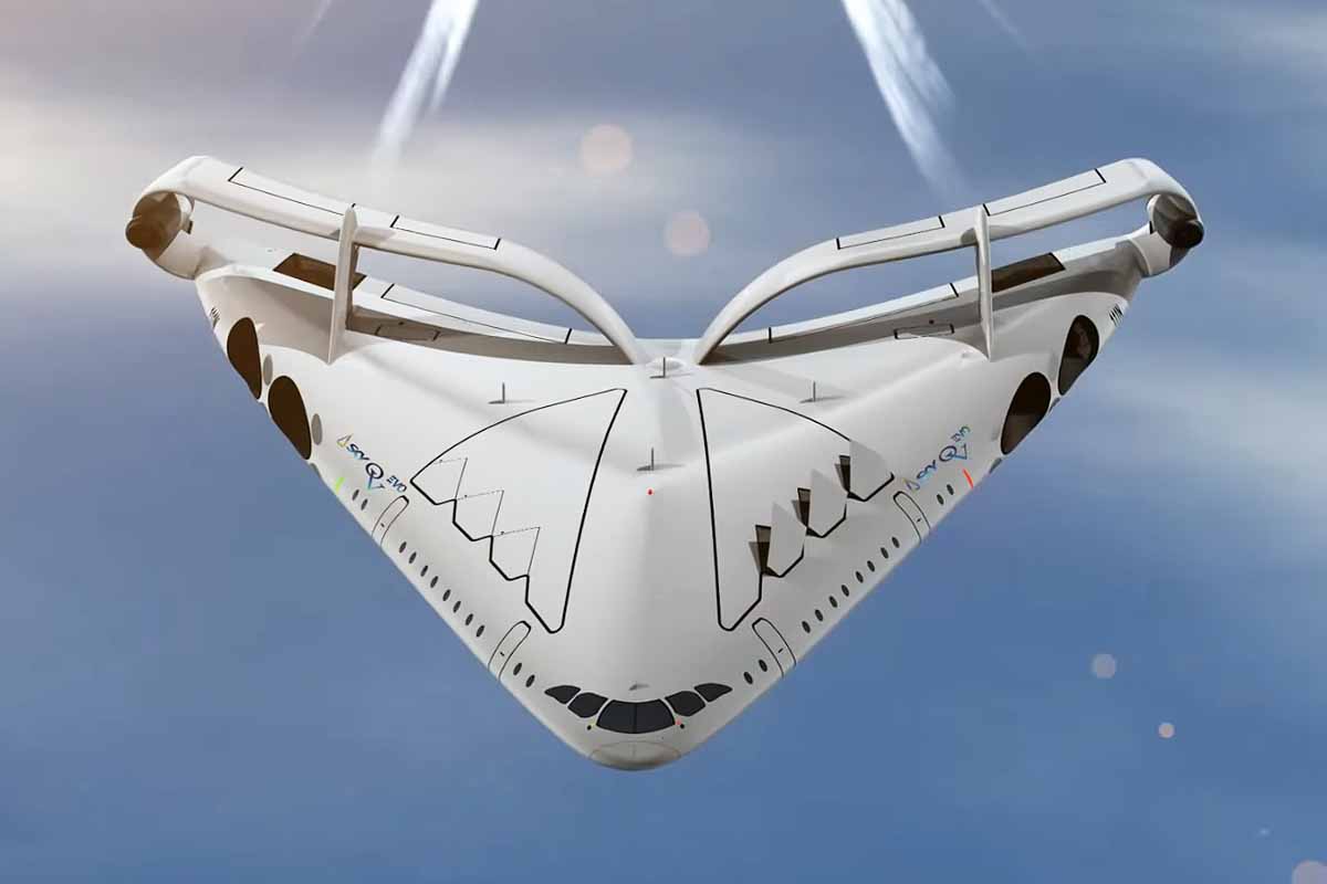 Voici le concept d'avion supersonique à hydrogène Sky OV.