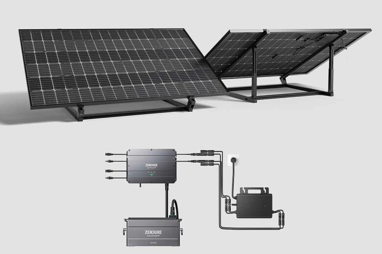 Un pack panneaux solaire et batterie à un tarif réduit de 46 % chez Sunity.