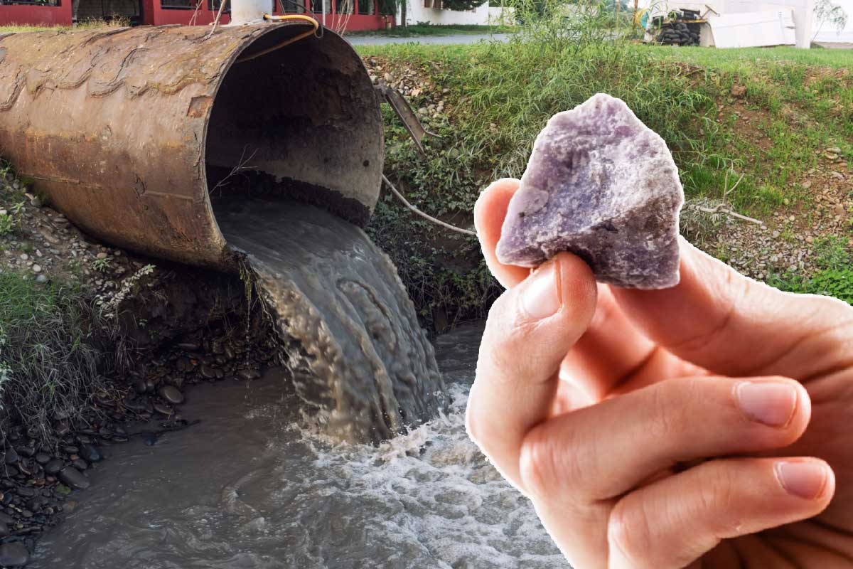 La découverte de lithium dans les eaux usées produites à la suite d’une opération de fracturation hydraulique.