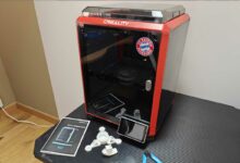 L'imprimante 3D Creality K1 (version rouge).