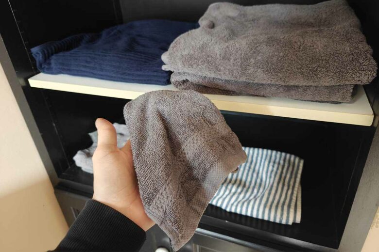 Une serviette qui s'effiloche est le signe qu'il va falloir la remplacer prochainement.