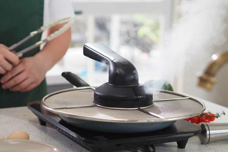 Les fumées de cuisson sont filtrées par le Oilvent.