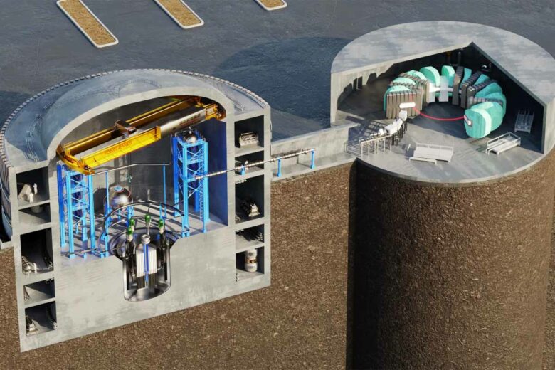 Modélisation d'un accélérateur de particules permettant de traiter les déchets nucléaires.