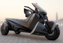 Un scooter électrique à 3 roues, pensé pour une sécurité maximale du conducteur.