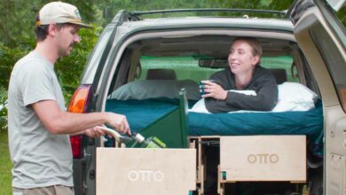 Un kit de conversion pour transformer votre véhicule en camping car le temps d'un week-end.