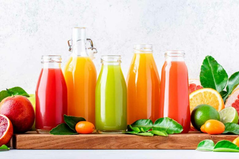 Le jus de fruits est naturel et ne contient pas de sucre raffiné.