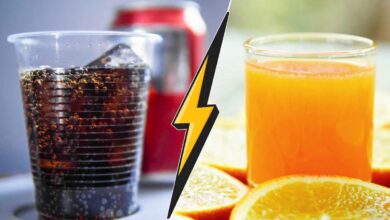 Soda ou jus de fruits, lequel contient le plus de sucre ?