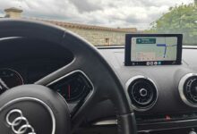 L'application Google Maps sur Android pour servir de GPS en voiture.