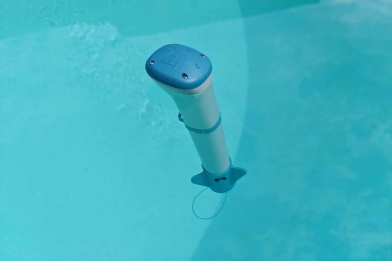 Analyse en temps réel avec la sonde de piscine Iopool.