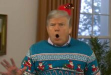Un deepfake parodiant Donald Trump qui lit un conte de Noël.