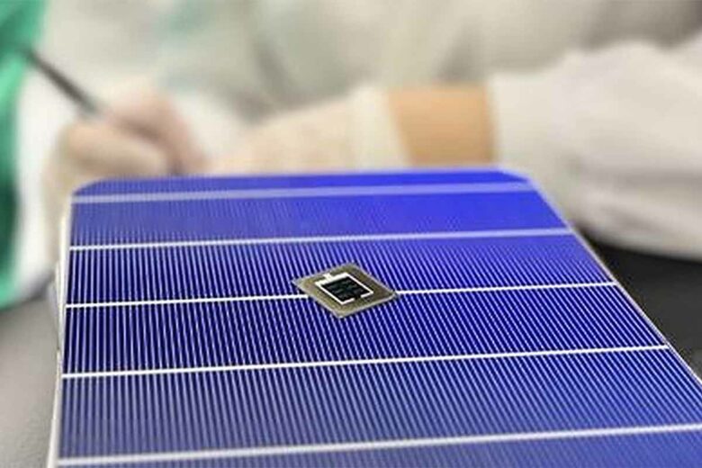 Une cellule solaire dévoilée par KAUST en mai.