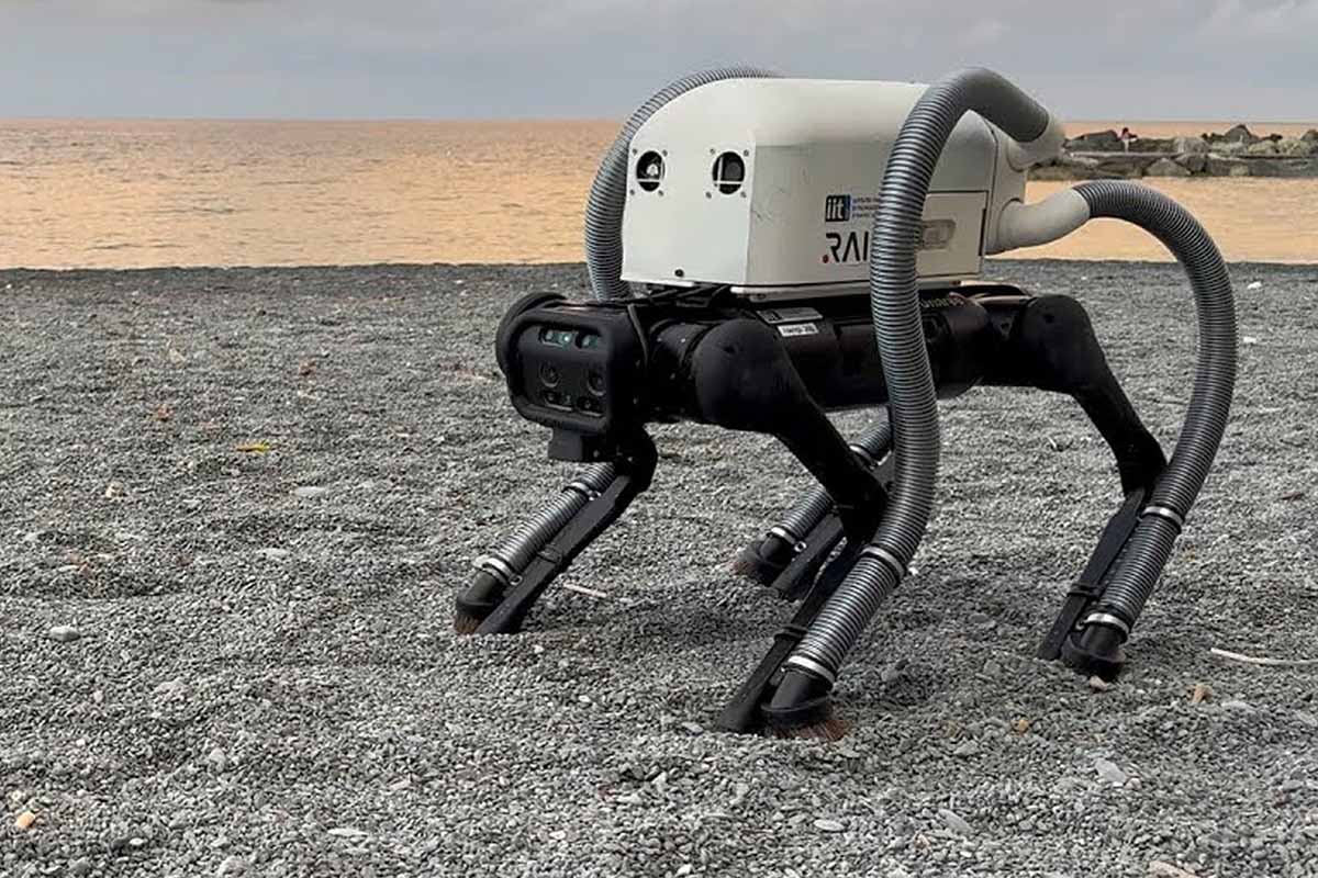 L'IIT a développé un robot aspirateur de mégots.