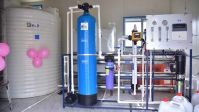 Un système de traitement de l'eau par électrolyse mis en place par Rite Water Solutions.