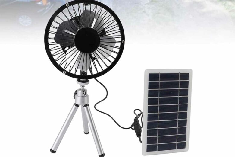 Un ventilateur solaire pour se rafraichir sans consommer d'électricité.