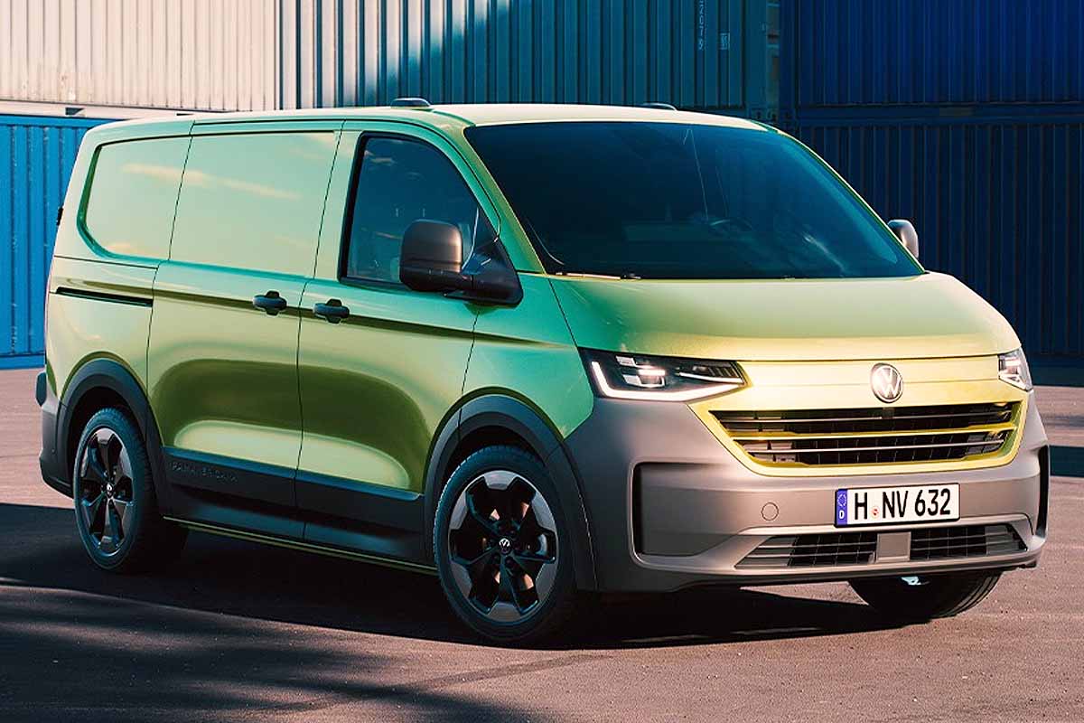 Le nouveau modèle de Transporter Volkswagen.