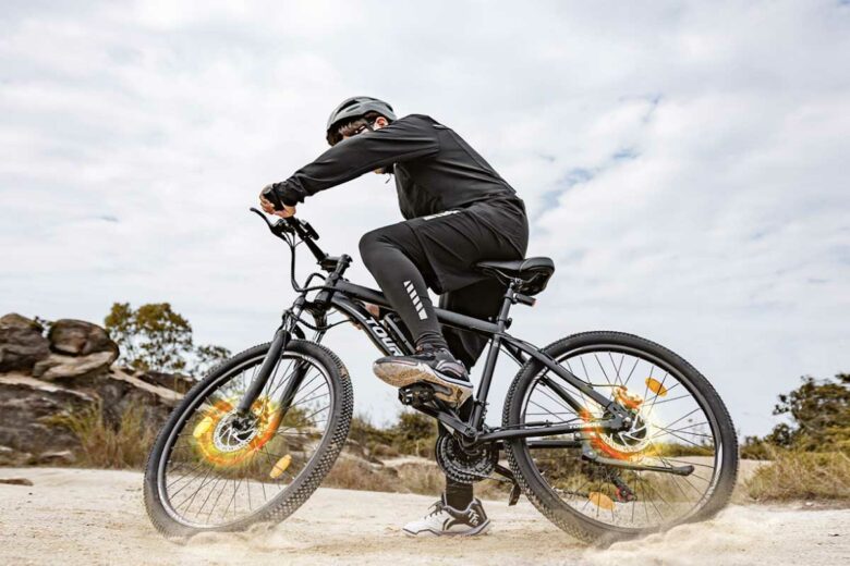 Le vélo électrique Touroll U1 E-MTB. Crédit photo : Eleglide